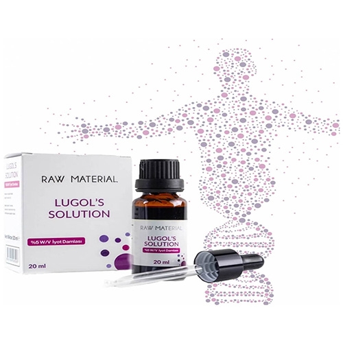 Raw Material Lugol’s Solution İyot %5 Damla 20 ml